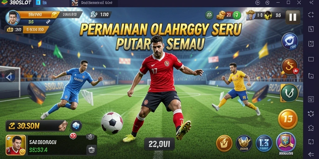 Screenshot gameplay 380SLOT yang menampilkan aksi olahraga seru.