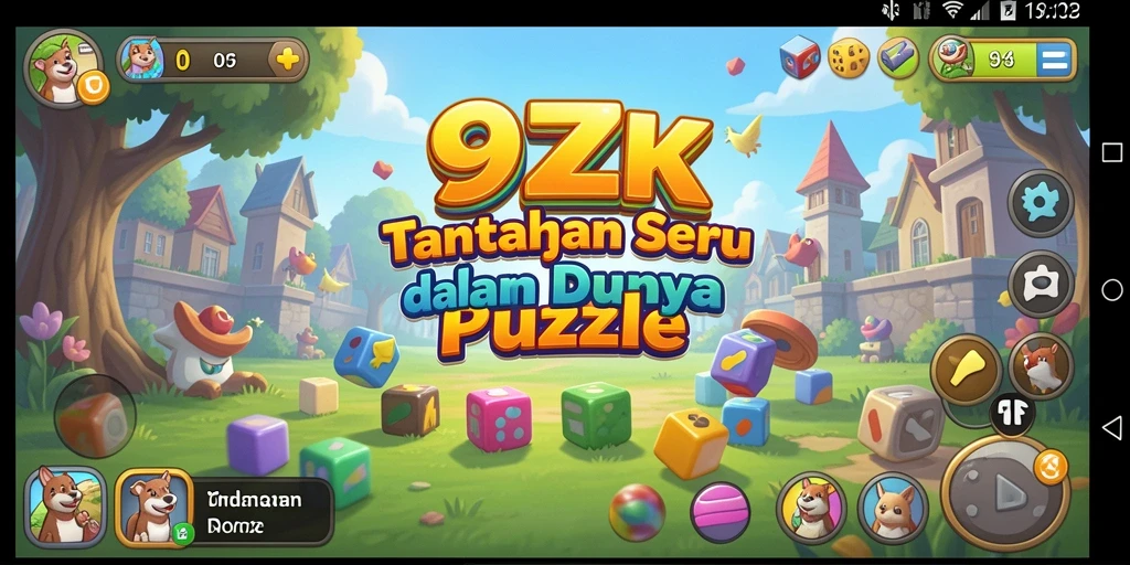 Screenshot menampilkan gameplay menantang dari 99ZK.