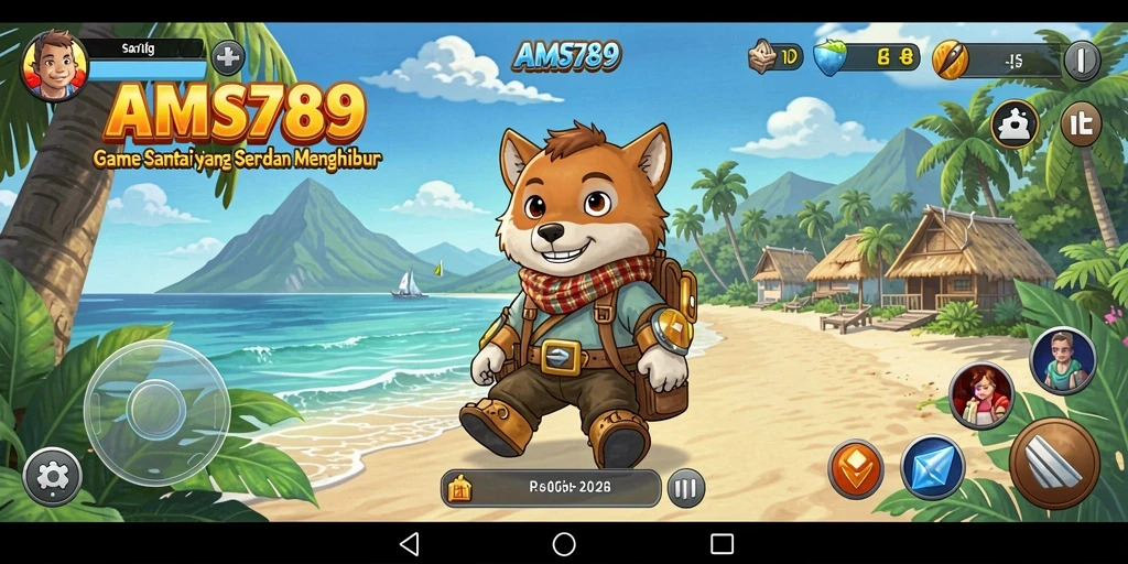 Tangkapan layar gameplay <strong>AMS789</strong> menampilkan karakter lucu dan tantangan yang menarik.