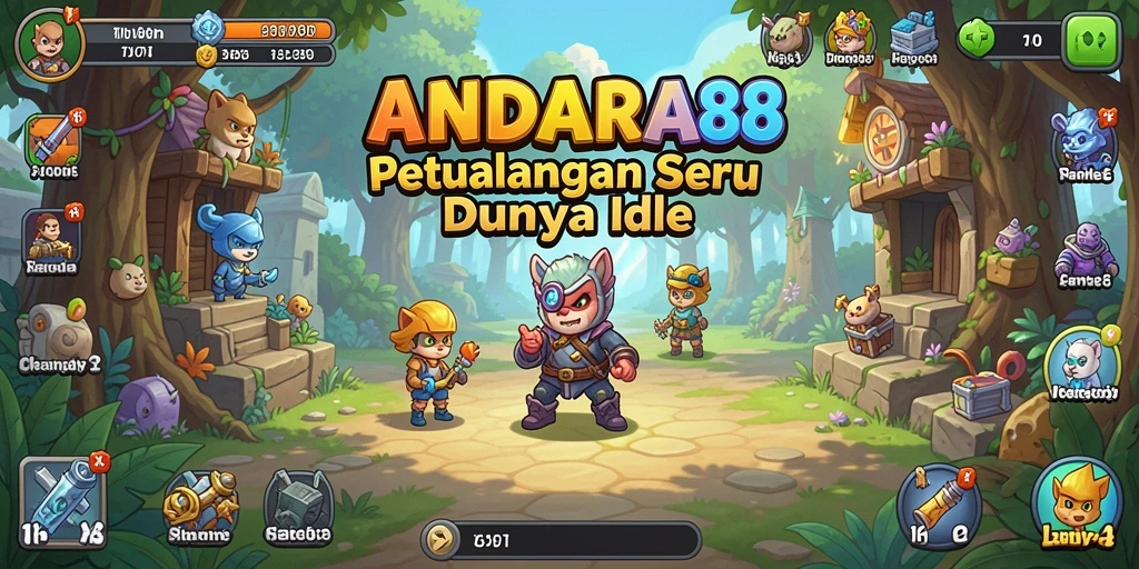 Gameplay menarik ANDARA88 yang menunjukkan kemajuan karakter Idle.