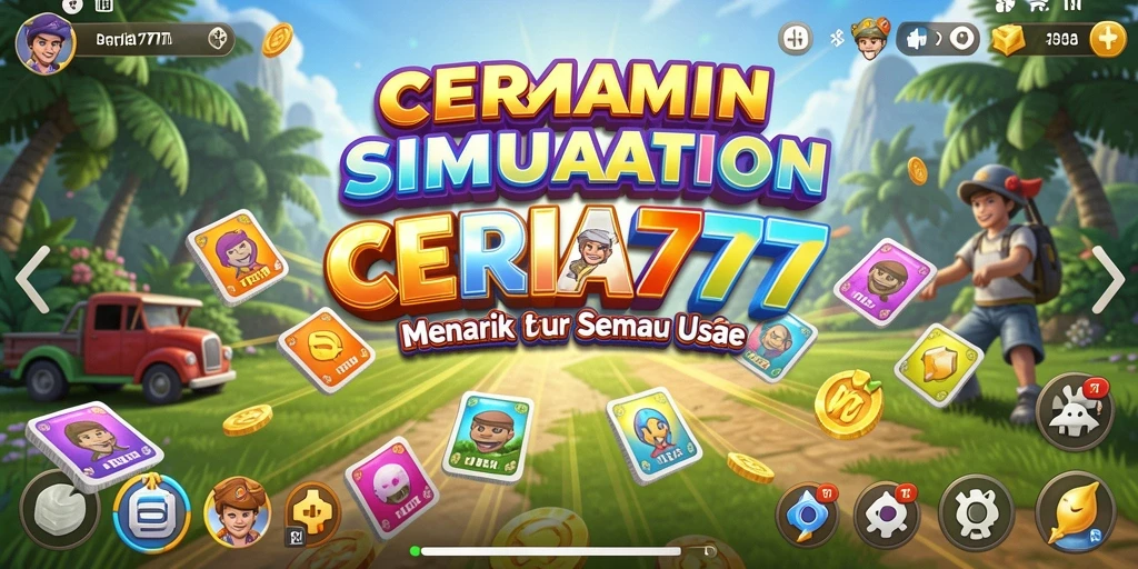 Gameplay CERIA777 yang menarik dan interaktif dalam simulasi dunia virtual.