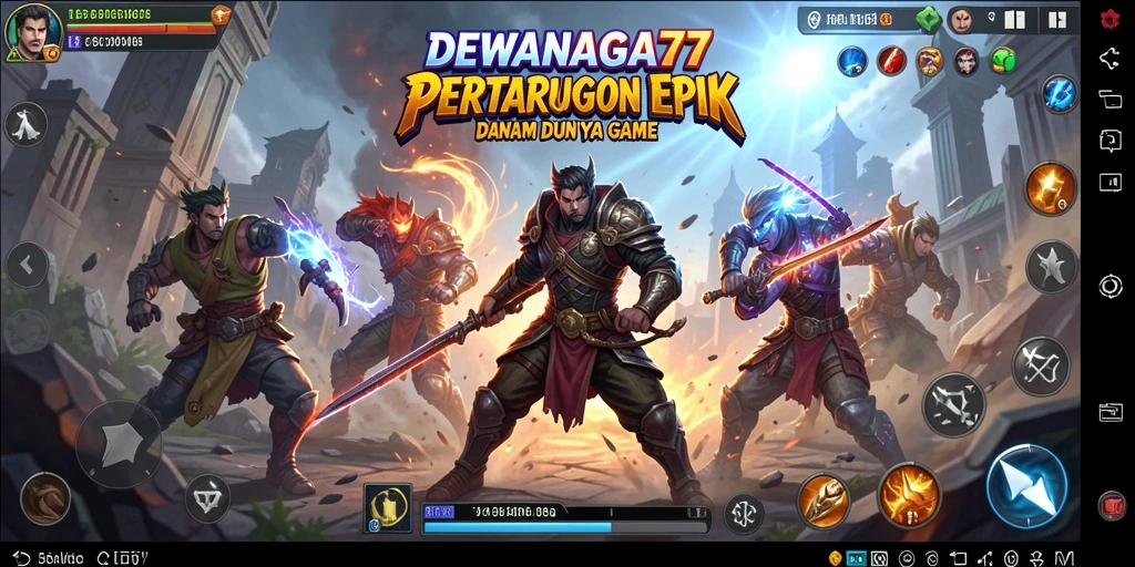 Tampilan gameplay DEWANAGA77 yang menegangkan dan mendebarkan.
