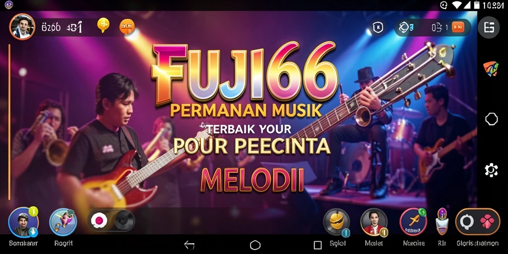 Tampilan gameplay <strong>FUJI66</strong> yang menampilkan aksi seru dan interaksi musik.