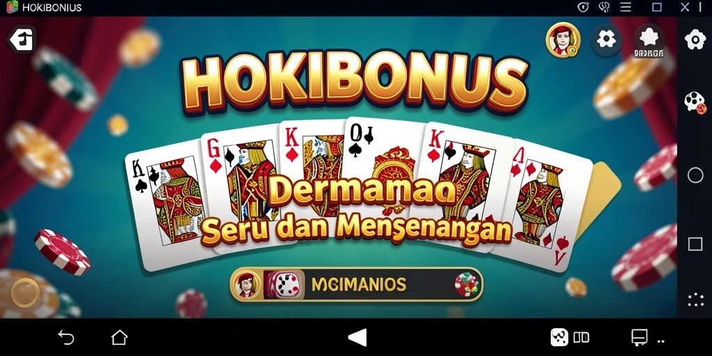 Tampilan gameplay HOKIBONUS yang menarik dan interaktif.