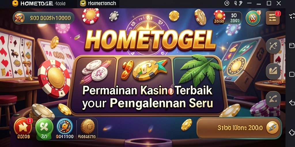 Gameplay menarik di HOMETOGEL dengan variasi permainan Kasino.