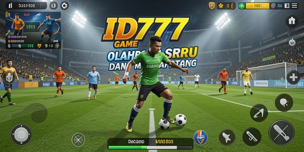 Tangkapan layar ID777 menampilkan aksi olahraga yang dinamis dan seru.