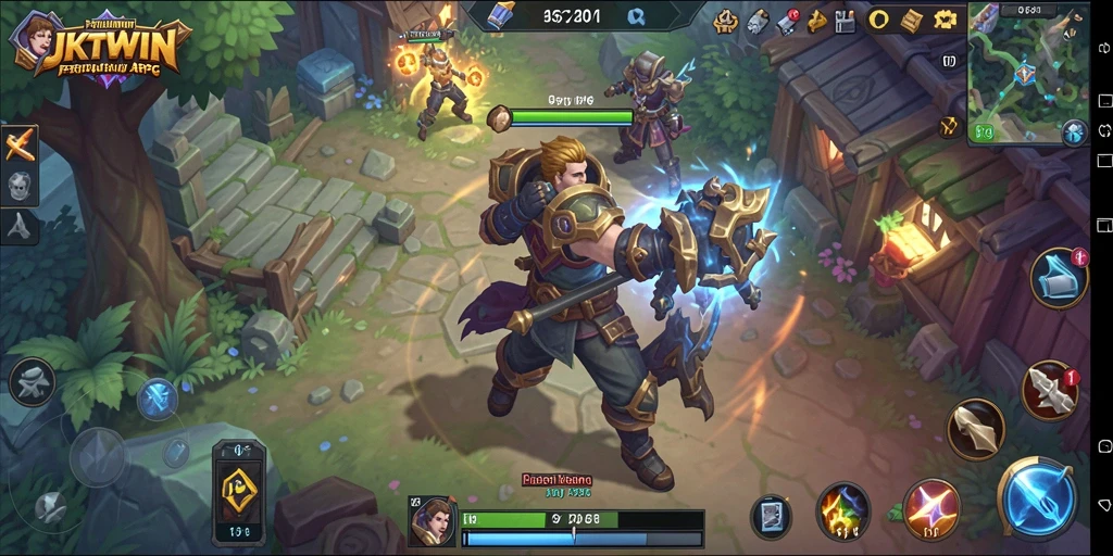 Tampilan menarik dari gameplay JKTWIN dalam dunia fantasi.