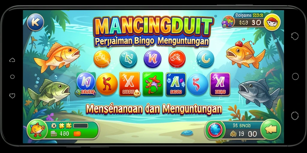 Tampilan gameplay yang menarik dari permainan Bingo MANCINGDUIT.