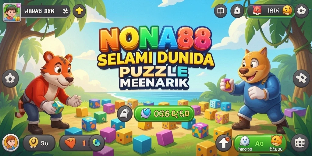 Gameplay NONA88 menampilkan tantangan puzzle yang seru dan interaktif.