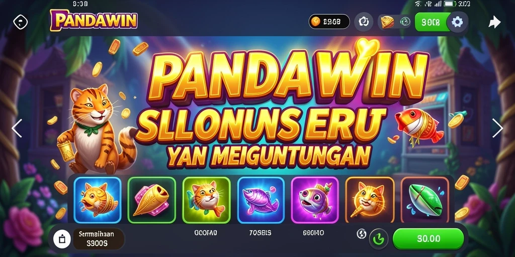 Tampilan menarik dari gameplay Slot PANDAWIN yang seru.