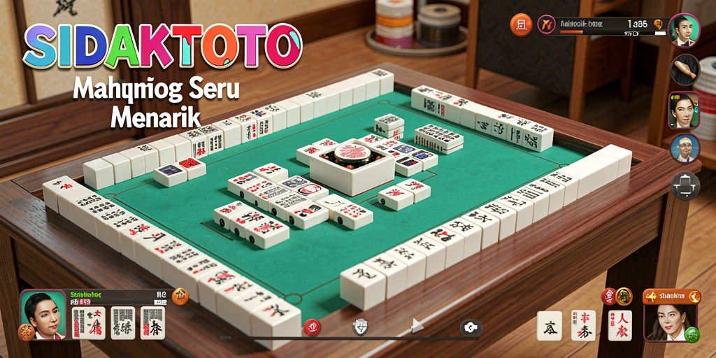 Tampilan gameplay mengesankan dari game Mahjong SIDAKTOTO.